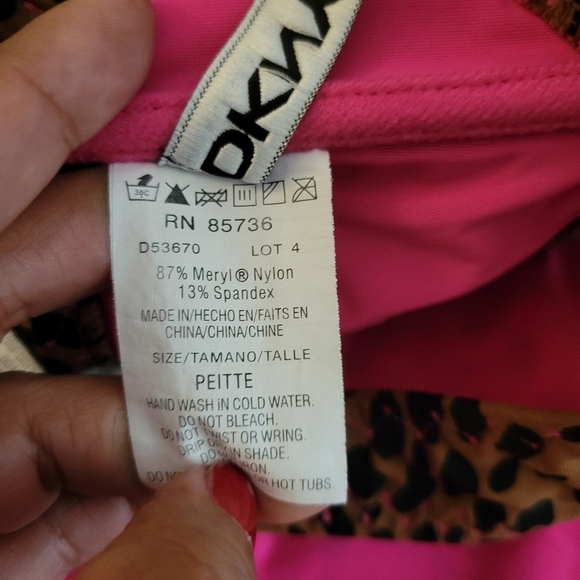 DKNY Bikini Top Small Bottoms Large - Picture 5 of 5